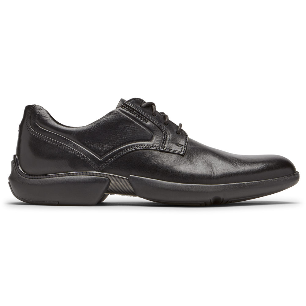 Oxfords Rockport Homem Pretas - Total Motion Advance Plain Toe - 36421ETMA